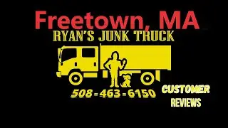 Junk Removal Service near Freetown, MA: Ryan's Junk Truck Customer Reviews!