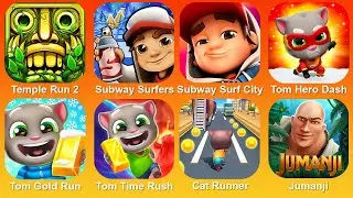 Temple Run 2,Subway Surf,Subway Surf City,Tom Hero Dash,Tom Gold Run,Tom TimeRush,Cat Runner,Jumanji