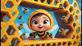 Busy Bumblebee Buzz | Fun Bee Song for Kids | Busy Garden Nursery Rhyme