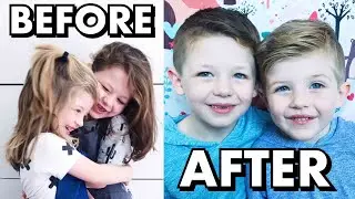 Amazing Hair Transformation! Boys Get Their Long Hair Cut Short!