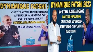 PASTEUR JOEL SENDWE BARUANI & Me ETAYA ILANGA INVITE LA POPULATION A S'ENROLER MASSIVEMENT BOLANDA