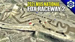 MX Simulator - 2021 RaceFactory Nationals Rd. 11 - Fox Raceway 2
