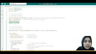 Membuat running text menggunakan LED matrix, nama kelompok :Paska, Rike, Ade
