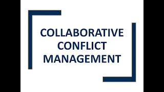 Collaborative Conflict Management