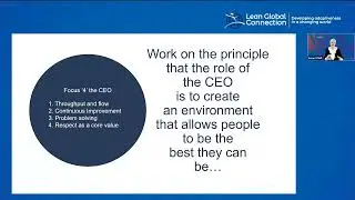 Main Stage- Adapting to keep the fidelity of lean principles in  practice
