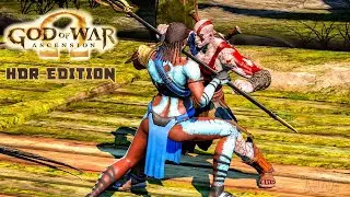 (Sword Only) Kratos vs. Delos Warriors & Harpies - God of War Ascension HDR Edition