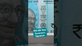 2025 ₹50 Banknote with Mr. Sanjay Malhotra's Signature