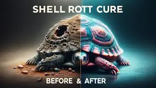 HOW TO CURE SHELL ROT ON TURTLES | Before & After