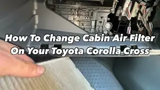How to replace Cabin Air Filter Toyota Corolla Cross Hybrid 2025