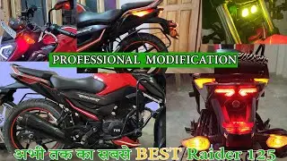 RIDER'S Paradise! TVS Raider 125 Modification Secrets Revealed // professional modification