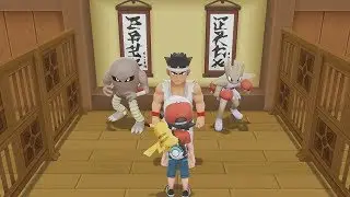 Pokemon Let's Go Pikachu - Fighting Dojo Gym
