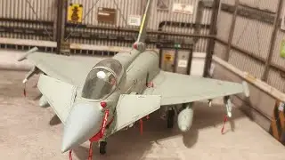 Revell Eurofighter Typhoon in 1/48 scale Italian Airforce 4 Gruppo Build & final reveal