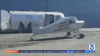 Suspect escapes with vintage airplane in Torrance