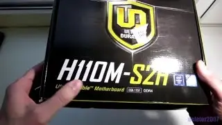 Gigabyte H110M-S2H Socket 1151 распаковка