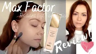 Max Factor Radiant Lift Foundation | Review & Full Application!