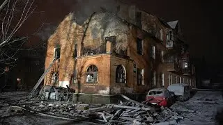 Bombardeio com m&iacute;ssil hipers&ocirc;nico deixa metade de Kiev sem aquecimento | AFP