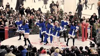 [20191221] 러블리즈(Lovelyz) : 고정 전체캠 - Full Cam (종소리, Ah-Choo)@크리스마스 기념 타임스퀘어 게릴라 공연(버스킹)