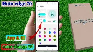 motorola edge 70 app color change, motorola edge 70 app icon color change