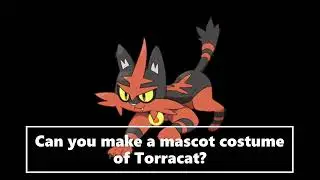 Making A Torracat Pokemon Mascot Costume In 2024 Request (Draw A Concept) #torracat #mascot