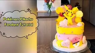 How to make a Pok&eacute;mon Pikachu fondant tutorial/Pok&eacute;mon Cake Idea #cake #cakeideas