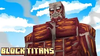New Attack On Titan Addon For minecraft! || Block Titans V0