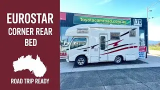 2008 Toyota Camroad Eurostar – Rare Corner Rear Bed Motorhome