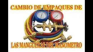 mantenimiento de manometros (cambio de empaque a las mangueras)