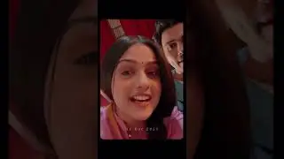 Binddii Serial Cast Fun BTS 🤩🧡 #shrutisanjeev #binddii today full episode new promo #shorts #bts