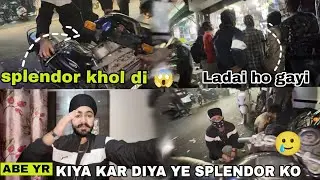 Splendor modified Karwane Aye the|or Yaha splendor Khol di| Ladai ho gyi | All in one Manmeet Singh