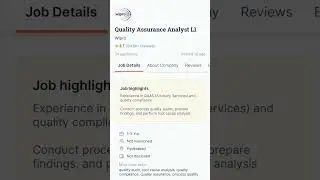 wipro quality assurance analyst L1||Apply through Naukri #wipro #careercomnect26#vacancies