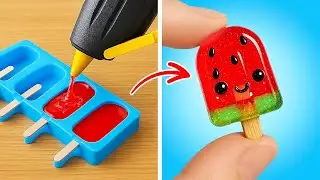 🍉 EENVOUDIGE LIJMPISTOOL HACKS & AMBACHTEN VOOR THUIS & OP SCHOOL! 🏠📚