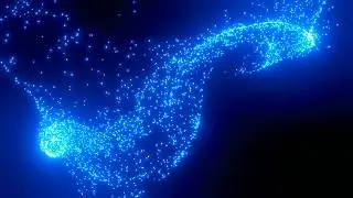 4K Blue particles motion background || black screen effects background || Abstract motion background
