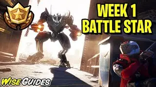 Week 1 BATTLE STAR Location! Fortnite SEASON X 10 (B.R.U.T.E. Squad)