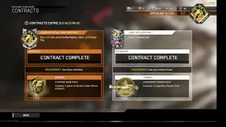 Opening STRYKER GEAR HACK+LEGENDARY SNIPER HACK-New CONTRACTS Week 16-Call of Duty-Infinite Warfare