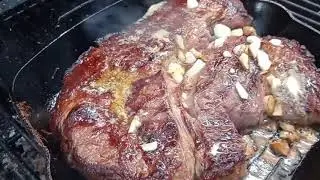 Asado Americano en Sartén de hierro fundido