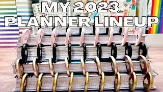 2023 PLANNER LINEUP - I USE MULTIPLE PLANNERS - MINI CLASSIC HAPPY PLANNER LINEUP