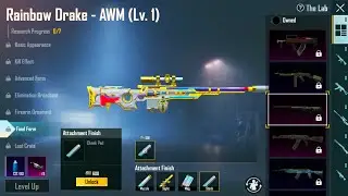 Rainbow Drake AWM PUBG Mobile