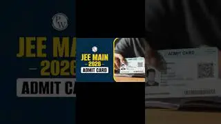 JEE MAINS 2026 ADMIT CARD OUT #jeemains #shorts #shortfeed #jeemain