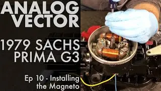 Rebuilding a 1979 Sachs Prima G3 Moped - Ep 10 - Installing the Magneto
