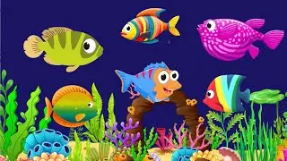 Baby Lullaby🐟Soothing fishes🐟Calming Undersea Animation🐟Aquarium #lullaby #sleepmusic #405