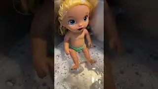 morning routine with new baby alive! any name suggestions? 🥥