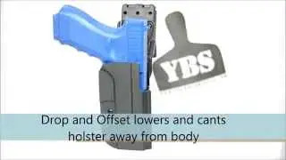 5.11 Tactical/Blade-Tech OWB Holster with Drop and Offset attachmentDOH
