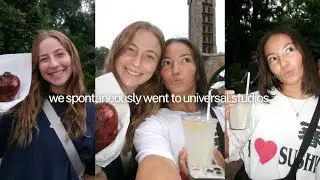 we spontaneously went to universal studios