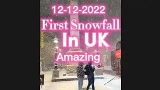First Snowfall In UK 2022