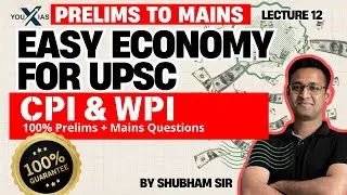 EASY ECONOMICS L12 - Inflation - What is CPI , WPI , IIP | UPSC Prelims & Mains 2025 | YouX IAS