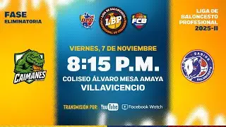 LIVE: #LigaDeBaloncestoProfesional | Caimanes Del Llano VS Sabios De Caldas 2025 - 11 - 7