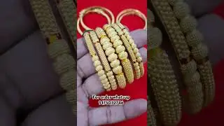 #BANGLES #latestbanglesdesign #goldplatedjewellery #brassjewellery #trendingjewellerydesigns