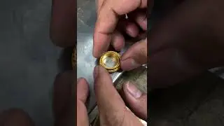 DIY to make a rotating gold snake ring🐍