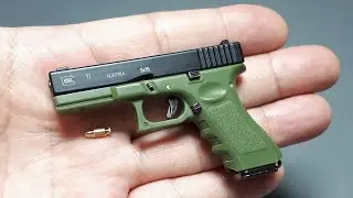 1/3 Glock G17 eject rounds by Yingtu mini metal alloy keychain model toy gun pistol 1:3