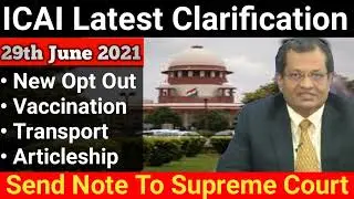 ICAI Exam Latest Status | ICAI Send Notice To SC | CA Exam July 2021 | CA Exam PIL Update | CA Exams